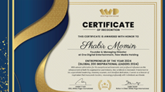 He has been awarded Asia’s greatest leaders 2023-24 by Asia One